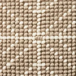 Tan Looped Snowflake Pillow