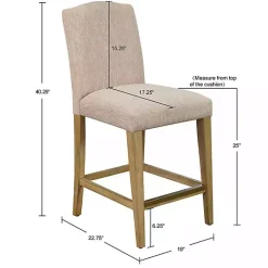Tan Martha Stewart Counter Stool