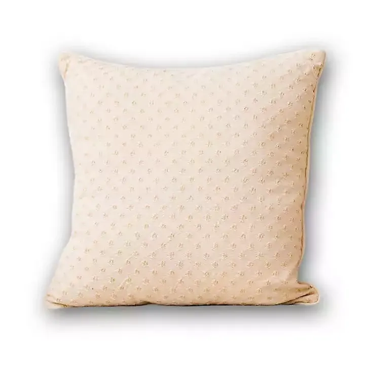Tan Pin Point Pillow