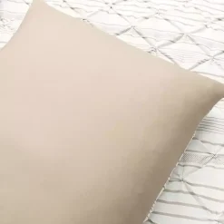 Tan Pintuck Stripe Full/Queen 5-pc. Comforter Set