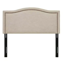 Tan Upholstered Augusta King Headboard
