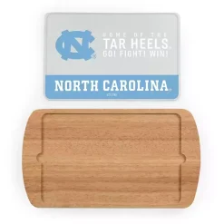 Tar Heels Wood and Glass Serving Board