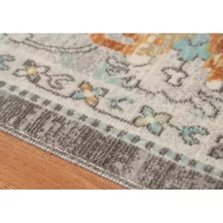 Taupe Bohemian Area Rug, 5x8