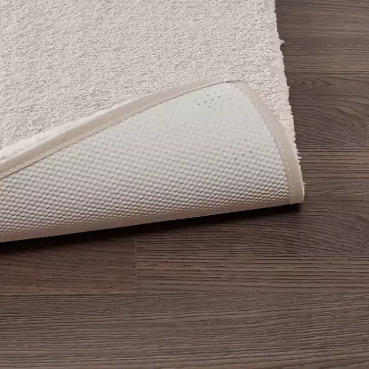 Taupe High Pile Marshmallow Bath Mat, 40 in.