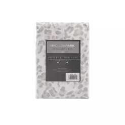 Taupe Leopard Satin King 2-pc. Pillow Case Set