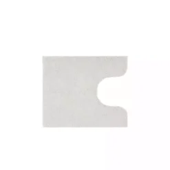 Taupe Marshmallow Contour Bath Mat, 24 in.