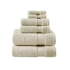 Taupe 6-pc. Cotton Bath Towel Set
