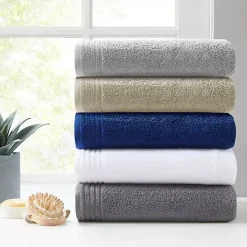 Taupe 12-pc. Cotton Quick Dry Bath Towel Set