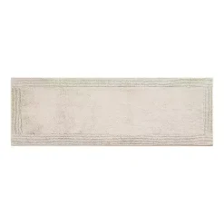 Taupe Tufted Reversible Cotton Bath Mat, 72 in.