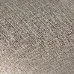 Taupe Upholstered Gold Metal Leg Bench