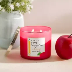 Teach, Love, Inspire Triple Wick Jar Candle