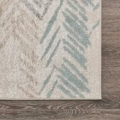 Teal and Pink Arrows Area Rug, 5x7