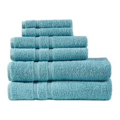 Teal Turkish Cotton 6-pc. Towel Set