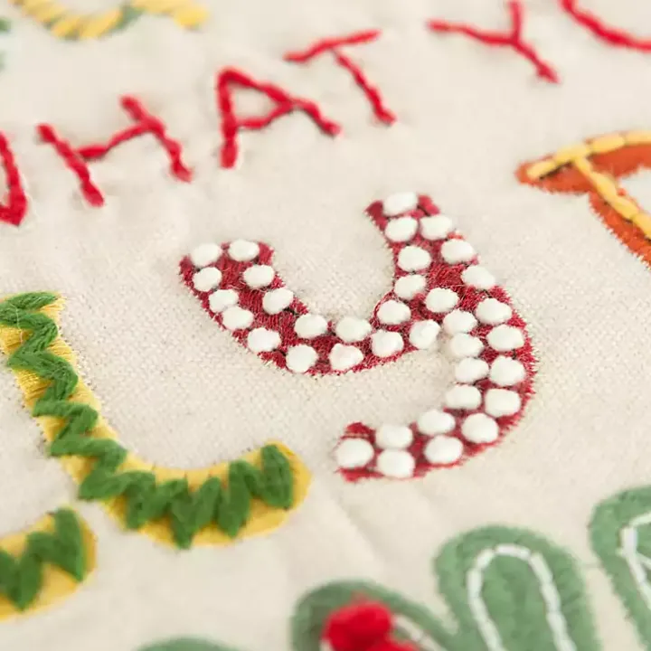 Tell Me What You Want Santa Christmas Pillow