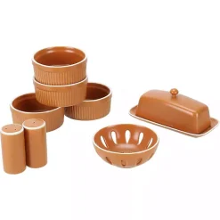 Tempo Terracotta 7-pc. Countertop Accessory Set