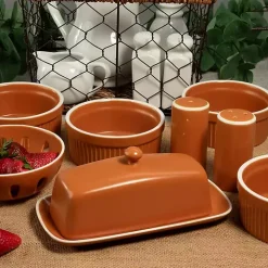 Tempo Terracotta 7-pc. Countertop Accessory Set