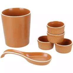 Tempo Terracotta 6-pc. Countertop Accessory Set