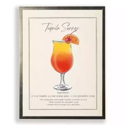 Tequila Sunrise Framed Art Print