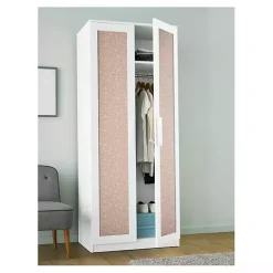 Terracotta Textured Poplin Peel & Stick Wallpaper