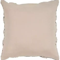 Textured Blue Stripe Pillow