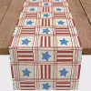 4th of July Stars & Stripes Table Runner, 72 in.