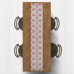 4th of July Stars & Stripes Table Runner, 72 in.