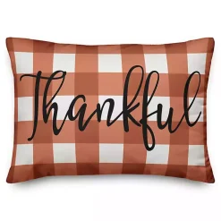 Thankful and Blessed Double Sided Accent Pillow