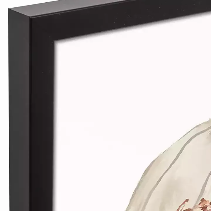 Thankful Pumpkin Framed Canvas Art Print