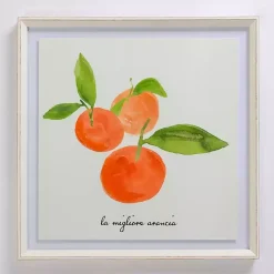 The Best Orange Framed Art Print