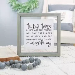 The Best Things in Life Wall Plaque