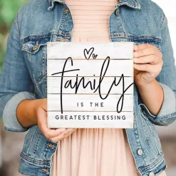 The Greatest Blessing Wood Wall Plaque