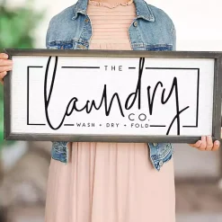 The Laundry Co. Wall Plaque