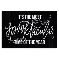 The Most Spooktacular Time Canvas Wall Plaque
