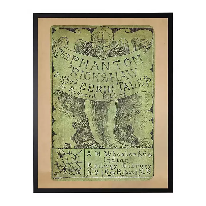 The Phantom Rickshaw Framed Halloween Wall Plaque