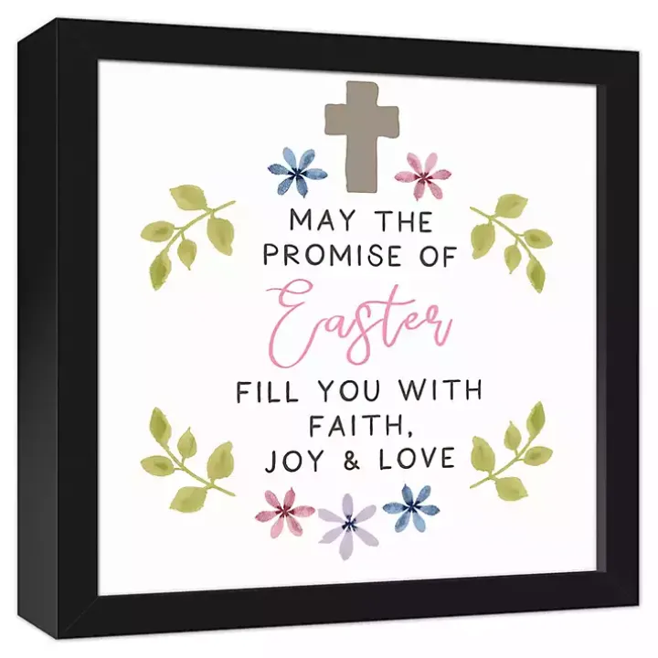 The Promise of Easter Framed Canvas Print