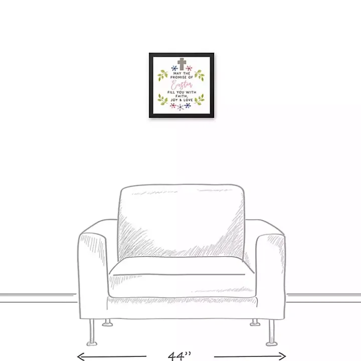 The Promise of Easter Framed Canvas Print