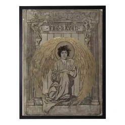 The Raven Book Cover Wall Plaque