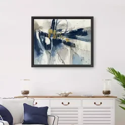 The Weaver Framed Canvas Art Print