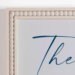 Then Sings My Soul Blue Framed Wall Plaque