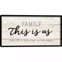 This Is Us Wooden Wall Plaque