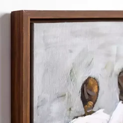 Three Angels Framed Canvas Art Print