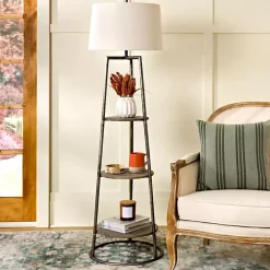 3-Tier Shelf Floor Lamp