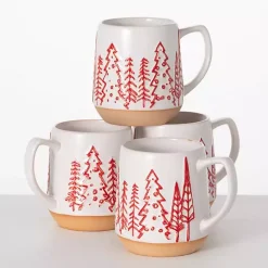 Tis the Season Christmas Mugs, Set of 4