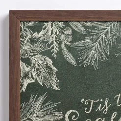 Tis the Season to be Jolly Framed Wall Plaque