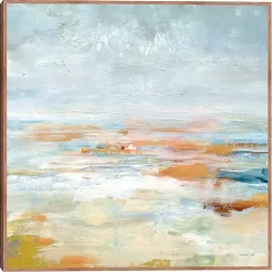 To the Sea Framed Canvas Art Print