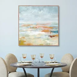 To the Sea Framed Canvas Art Print