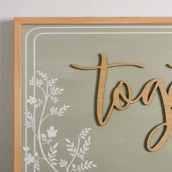 Together We Can Do Anything Wall Plaque