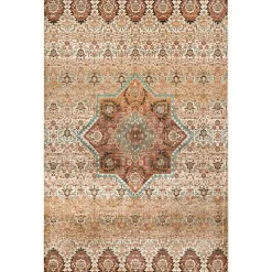 Traditional Doreen Medallion Area Rug, 8x11