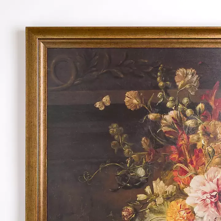 Traditional Floral Still Life Framed Art Print