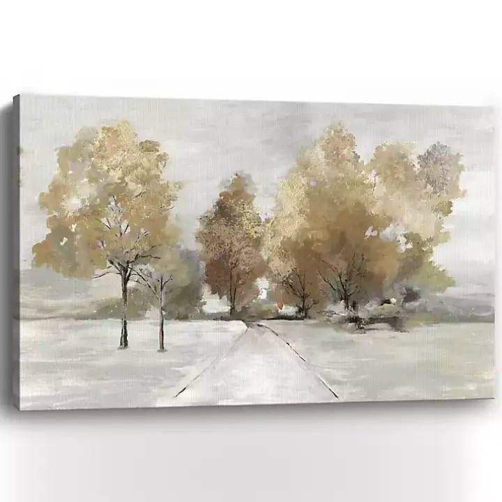 Trail Under the Trees Giclee Canvas Art Print